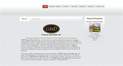 Desktop Screenshot of gmdproperty.com