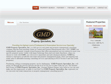 Tablet Screenshot of gmdproperty.com